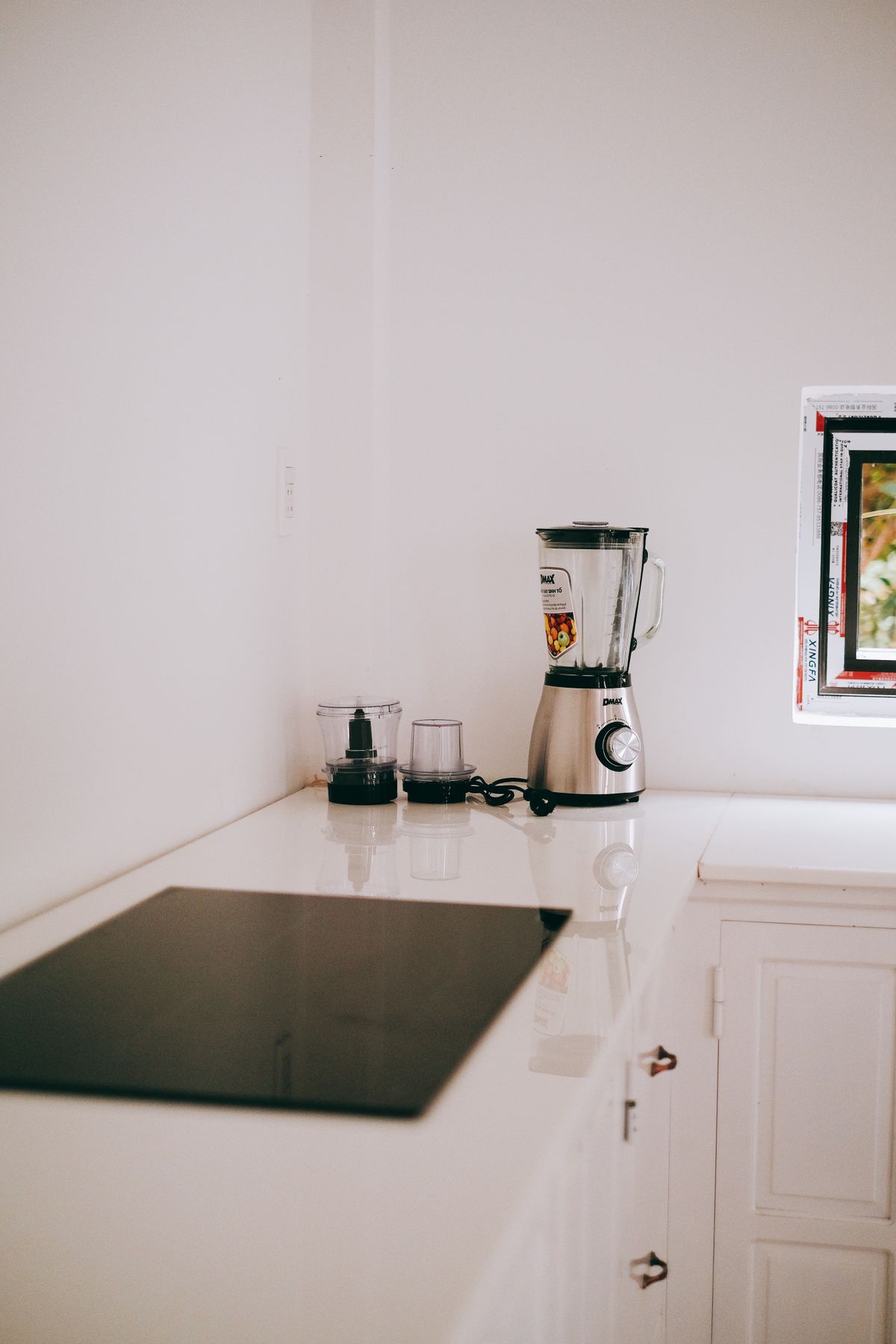 Blender on a modern kitchen countertop